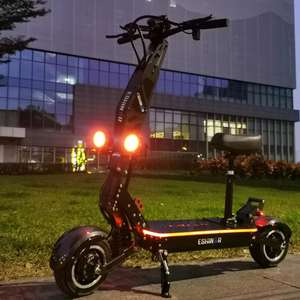 Scooter Eléctrico Plegable de 72V, Arranque NFC Potente, 120KM de Autonomía, Luz RGB, Batería de Litio de 30AH/40AH, Scooter Eléctrico de 11 Pulgadas para Adultos - Product Image 3