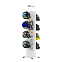 Présentoir amovible moderne pour casque Présentoir pour casquette de baseball Présentoir pour magasin de motos