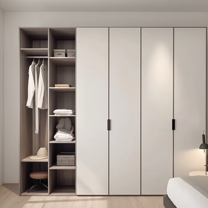 Sistema <span class=keywords><strong>de</strong></span> Armario <span class=keywords><strong>de</strong></span> Dormitorio Moderno <span class=keywords><strong>de</strong></span> Piso <span class=keywords><strong>a</strong></span> <span class=keywords><strong>Techo</strong></span>, Diseño Personalizado, Gran Capacidad, Muebles para el Hogar - Product Image 2
