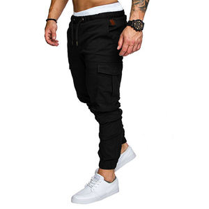 Pantalones de chándal cargo con bolsillos para hombre al por mayor pantalones de chándal deportivos personalizados pantalones cargo para hombre - Product Image 2