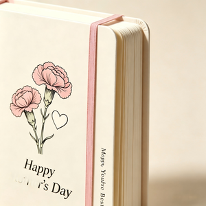 Diario <span class=keywords><strong>de</strong></span> Recuerdos Personalizado <span class=keywords><strong>de</strong></span> PU con Diseño <span class=keywords><strong>de</strong></span> Clavel, Regalo para Mamá, <span class=keywords><strong>Libro</strong></span> <span class=keywords><strong>de</strong></span> Recuerdos Familiares Guiado - Product Image 5