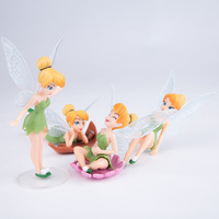 Personnalisable 6 pièces/ensemble mignon joli accessoire jouet cadeau jardin minuscules personnes Terrarium Miniature fées Mini fée ange danse Figurines