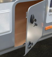 Serrure d'entrée de caravane, camping-car, remorque de voyage, avec poignée en T détachable en nylon