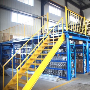 Système de mezzanine à plateforme en acier de haute stabilité pour entrepôt industriel, solutions de rayonnage multi-niveaux - Product Image 6