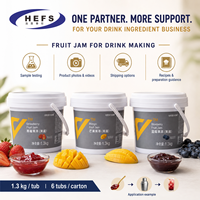 Exportkwaliteit fruitconfituur 1,3kg x 6 dozen 10 smaken Premium confituur voor internationale bakkerijen en drankenmerken
