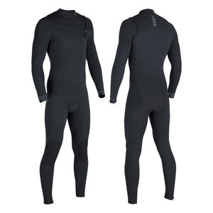 Combinaison de <span class=keywords><strong>surf</strong></span> avec impression de logo personnalisé 4/3 3/4 Combinaison de <span class=keywords><strong>surf</strong></span> en <span class=keywords><strong>néoprène</strong></span> pour adultes avec fermeture éclair sur la poitrine de 3mm Combinaison de plongée pour hommes et femmes - Product Image 2