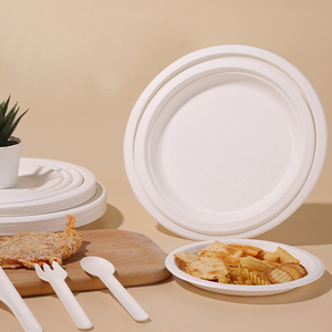Factory Price Bagasse Wholesale Paper Bowls And White Disposable Plastic Plates