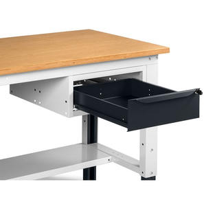 Fami WORK1501 établi réglable 1500x750x732/1107mm avec dessus en bois et tiroir - Product Image 3