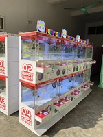 Mini machine à griffes personnalisée avec logo, jeu de prix boutique, mini jeu pour bébé, bon spectacle, 4 joueurs, mini machine à griffes pour bébé à vendre