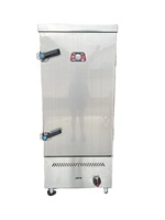 Cuiseur à riz commercial Ruitai à 12 plateaux en acier inoxydable de qualité alimentaire SS201/SUS304, au gaz GPL/gaz naturel, pour fruits de mer/riz/dim sum