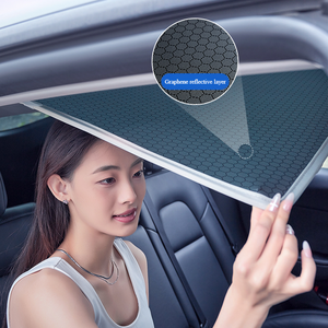 <span class=keywords><strong>Tesla</strong></span> <span class=keywords><strong>Model</strong></span> <span class=keywords><strong>3</strong></span> <span class=keywords><strong>Toit</strong></span> ouvrant en verre Pare-soleil <span class=keywords><strong>de</strong></span> <span class=keywords><strong>toit</strong></span> isolé télescopique Modèle Y Panneau <span class=keywords><strong>de</strong></span> protection solaire - Product Image 4