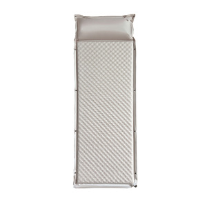 Colchón Inflable Impermeable para 1-2 Personas, 4 Estaciones, con Almohada Integrada, PVC 210T, Valor R de 4.0, Textura Ondulada, Portátil - Product Image 1