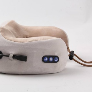 U-shaped Massager <b>Pillow</b> Multifunction Portable Wireless <b>Neck</b> Shoulder Massager Outdoor Home Car <b>Travel</b> Relax Massager - Product Image 4