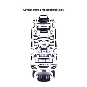 Комплект для переоборудования переднего бампера и решетки радиатора TEGRRAY 9Y0.1 в 9Y0.2 для <span class=keywords><strong>Porsche</strong></span> <span class=keywords><strong>Cayenne</strong></span> 9Y0, материал PP, полный комплект, простая установка - Product Image 4