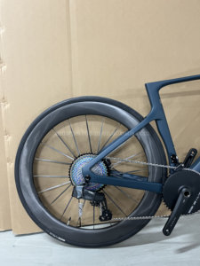 Bicicleta de Carretera 700C Shi-mano R7170 Di2 de 24 Velocidades con Frenos de Disco Hidráulicos Electrónicos, Juego de Ruedas de Carbono, Bicicleta de Carreras Profesional - Product Image 4