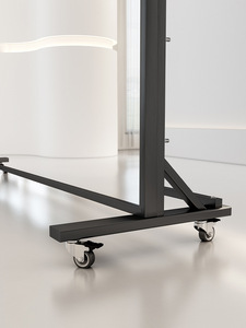 <span class=keywords><strong>Specchio</strong></span> a figura intera portatile con ruote girevoli, <span class=keywords><strong>specchio</strong></span> <span class=keywords><strong>da</strong></span> <span class=keywords><strong>terra</strong></span> per casa, studio di yoga, palestra, danza, stile moderno, <span class=keywords><strong>specchio</strong></span> per prova abiti - Product Image 6