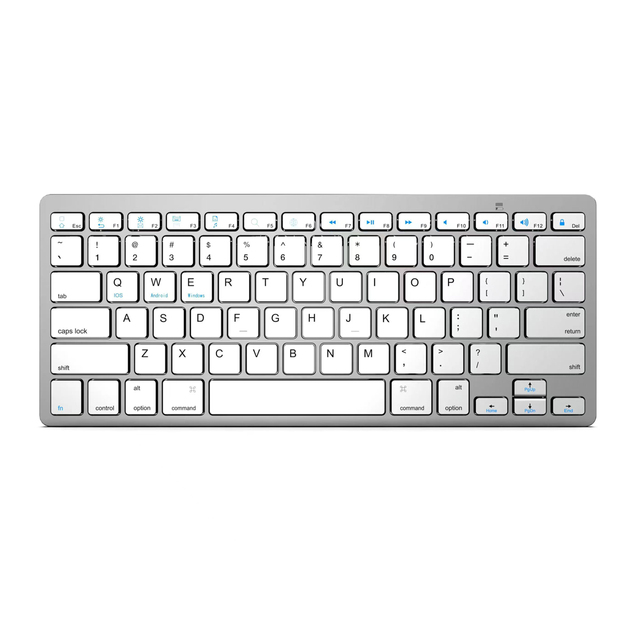 Super Slim Mini Office and Home Outdoor Portable 78 Keys Wireless Keyboard for Windows OS/Apple Mac/Android