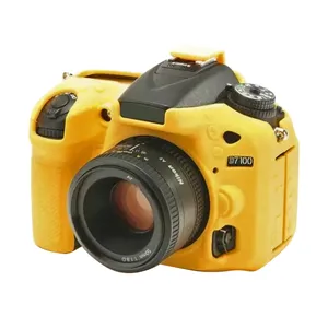 ドロップシッピング工場価格ニコンD7200 /D7100用ソフトシリコンカメラ保護ケースカメラバッグ