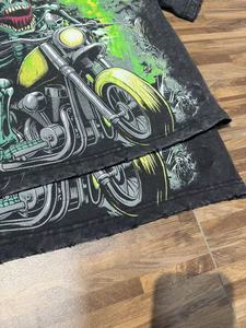 T-shirt Oversize Unisex Heavyweight 1.1 di Alta Qualità con Stampa Puff Effetto Vintage <span class=keywords><strong>Hell</strong></span> Star Streetwear Grafica 2026 - Product Image 6