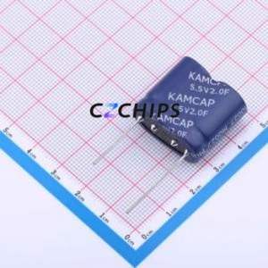 Supercondensateur SP-5R5-Z205VYL09, composant traversant (THT), P=17,8 mm, condensateur 2F 0%~+50% 5,5V 120mOhm@1kHz - Product Image 1