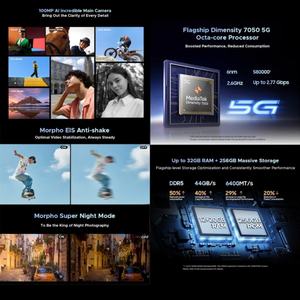 DOOGEE S200 โทรศัพท์มือถือสุดทนทาน 12GB+256GB รองรับ 5G  สแกนลายนิ้วมือ หน้าจอ 6.72 นิ้ว ระบบปฏิบัติการ Android 14 ชิปประมวลผล Dimensity 7050 Octa Core รองรับ OTG NFC กันกระแทก กันน้ำ - Product Image 6