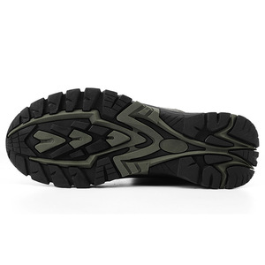 Bottes de neige pour hommes, chaudes pour l'hiver, hauteur cheville, bout rond, tige synthétique, semelle extérieure en caoutchouc, semelle intermédiaire antidérapante en EVA, doublure en peluche - Product Image 4