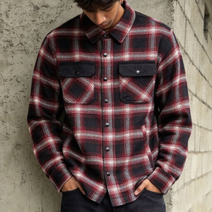 Camicie in Flanella da Uomo Oversize, Spesse in Cotone, Personalizzate, Anti-Piega, Traspiranti, Tinte in Filo, Anti-Pilling - Ingrosso di Fabbrica - Product Image 1