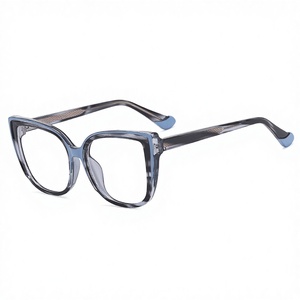 Cat Eye Frame Shape <span class=keywords><strong>Computer</strong></span> brille Hochwertige Anti Blue Light Transparente Leopard Damen brille Classic Style Brille - Product Image 6