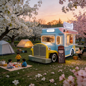 Mobile Coffee Food <b>Trailer</b> New Style Stainless Steel Kitchen for Cafe Shop - Product Image 1