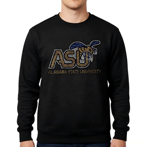 ASU <strong>Alabama</strong> State University Hornets Rhinestone <strong>Heat</strong> <strong>Transfer</strong> Hot-Fix Technique for Customizing Shirts - Product Image 3