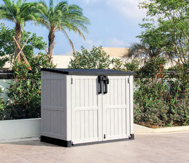880 L/233 gal Small Garden Plastic Resin Detachable Container Storage Shed Plastic