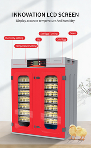 Vente d'usine WONEGG Incubateurs à œufs <span class=keywords><strong>de</strong></span> poulet entièrement automatiques 728 œufs Grande capacité Armoire Solaire Incubateur à œufs <span class=keywords><strong>de</strong></span> caille 1000 œufs - Product Image 2