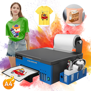 New Home Use <b>Mini</b> Roll to Roll <b>Printing</b> Machine with White Ink Stirring System XP600 DTF Printer - Product Image 1