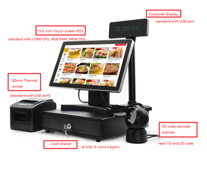 Máquina <span class=keywords><strong>de</strong></span> Punto <span class=keywords><strong>de</strong></span> <span class=keywords><strong>Venta</strong></span> <span class=keywords><strong>de</strong></span> Windows <span class=keywords><strong>de</strong></span> 15,6 pulgadas, rentable, <span class=keywords><strong>para</strong></span> la industria <span class=keywords><strong>de</strong></span> la hostelería - Product Image 5