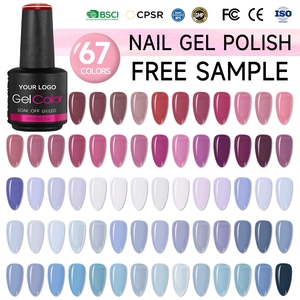 Esmalte de Gel Profesional OEM al por Mayor, 15 ml, 67 Colores, Muestra Gratis, Larga Duración, Sin HEMA, Gel UV LED, Esmalte de Gel OEM para Salón - Product Image 1