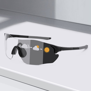 Photochromic Cycling Sunglasses Windproof <b>Goggles</b> For Running And Cycling Day <b>Night</b> Use - Product Image 2