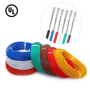 UL Tinned Copper Wire Cable Electrical Equipment Wire 20Awg 22Awg 24Awg 26Awg 28Awg M-M Hook Up Wire for Electronic Instruments