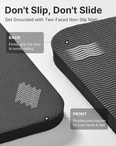 Tapete de Yoga de Alta Densidad Extra Grueso de 15 mm, Tapete de Gimnasio Antideslizante de Espuma con Correa de Transporte - Product Image 4