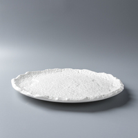 Huibdsta — ensemble d'assiettes à dîner en céramique, plat de service en porcelaine pour fête, restaurant blanc, hôtel, livraison DDP