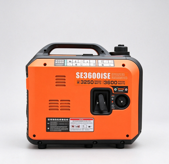 US Standard 110V/220V Portable Silent Inverter Gasoline Generator, Emergency Backup for Taiwan & South America Outdoor Use