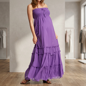 Robe de maternité en coton pur avec coton biologique ou option de tissu de bambou écologique Service OEM disponible par le fournisseur - Product Image 3