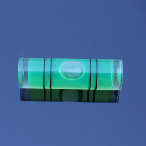 RISUX Niveau à bulle cylindrique vert, indicateur horizontal pour projets de bricolage - Product Image 1