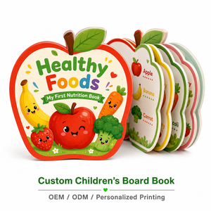 Impresión de Libros Infantiles Personalizados con Recubrimiento Impermeable, Páginas de Cartón Grueso para <span class=keywords><strong>Actividades</strong></span> de Colorear para Niños Pequeños, Educación Temprana - Product Image 1