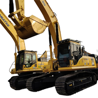Excavator Crawler Berat Komatsu PC350-7 Bekas 35 Ton PC350-8 Kekuatan Penggalian Besar untuk Penggalian Tanah Lapis di Tambang Terbuka