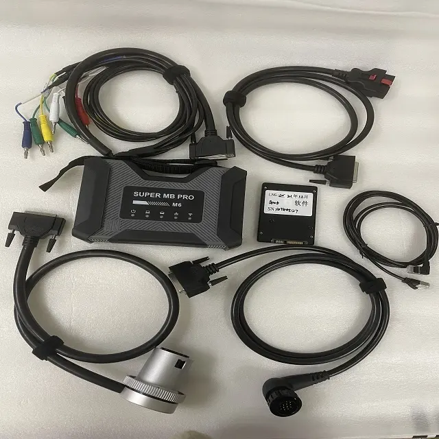 The latest software V2021.12 Super MB Pro M6 Wireless Star Diagnosis Tool Full Configuration Work on Both Cars and Trucks