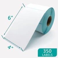 Rollo de Etiquetas Térmicas Directas, Etiqueta Adhesiva para Envases de Cosméticos, Etiqueta para Velas, Etiqueta Adhesiva Personalizada, Etiqueta con Código QR con su Propio Logotipo