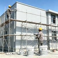 Peinture murale extérieure à base d'eau HengYue, revêtement acrylique mat, imperméable, résistant aux UV, isolation thermique, rénovation de bâtiments