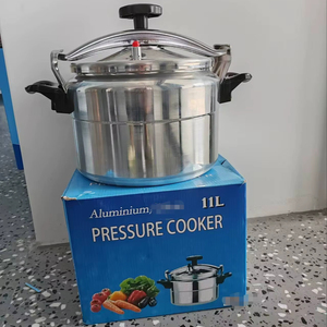 <span class=keywords><strong>Olla</strong></span> <span class=keywords><strong>a</strong></span> <span class=keywords><strong>Presión</strong></span> de Aluminio de 11L y 28cm para Uso Comercial en Cocinas, de Alta Resistencia y Cocción Rápida - Product Image 1