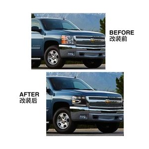 Adecuado para faros delanteros de Chevrolet Silverado 2007-2013, conjunto de faros delanteros con proyector LED. - Product Image 4