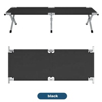 Usine d'approvisionnement pour la maison, appartement, chambre à coucher, jardin extérieur, hôtel, école, lit en toile portable pliable durable avec cadre en métal